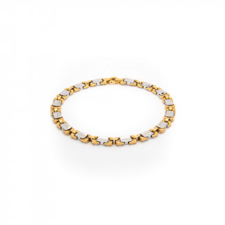 Bracciale oro bicolore