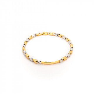 Bracciale oro bicolore