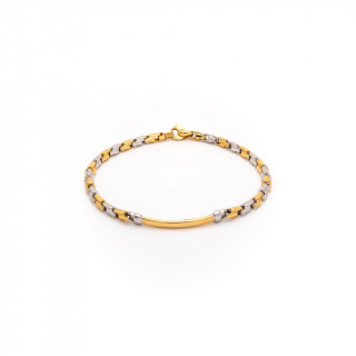 Bracciale oro bicolore